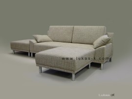 pohovka NY 225 +  taburet 90