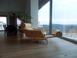 luxusní odpočinkové křeslo-lenoška